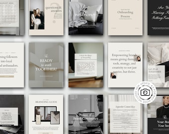 Instagram Templates - Social Media Manager Posts | Marketing Templates | Engagement  | Post - Business - Instagram Templates Canva