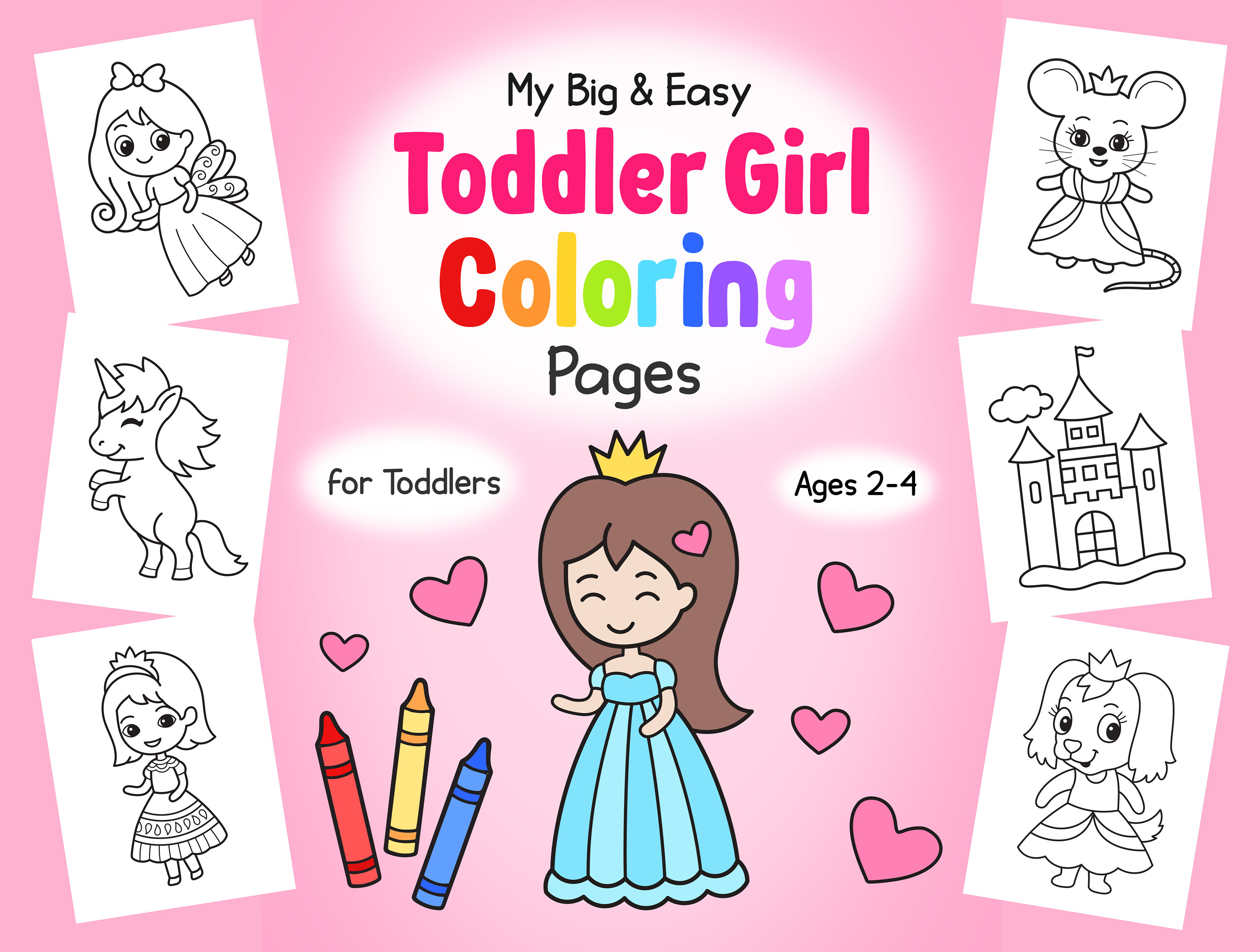 Big Coloring Sheet for Kids, Huge Coloring Sheets, 30 X 44