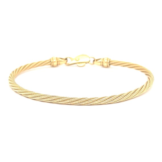 Vintage Spiral 14k Gold Bracelet