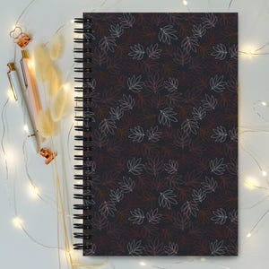 Floral Spiral Notebook: Soft Cover Botanical Journal