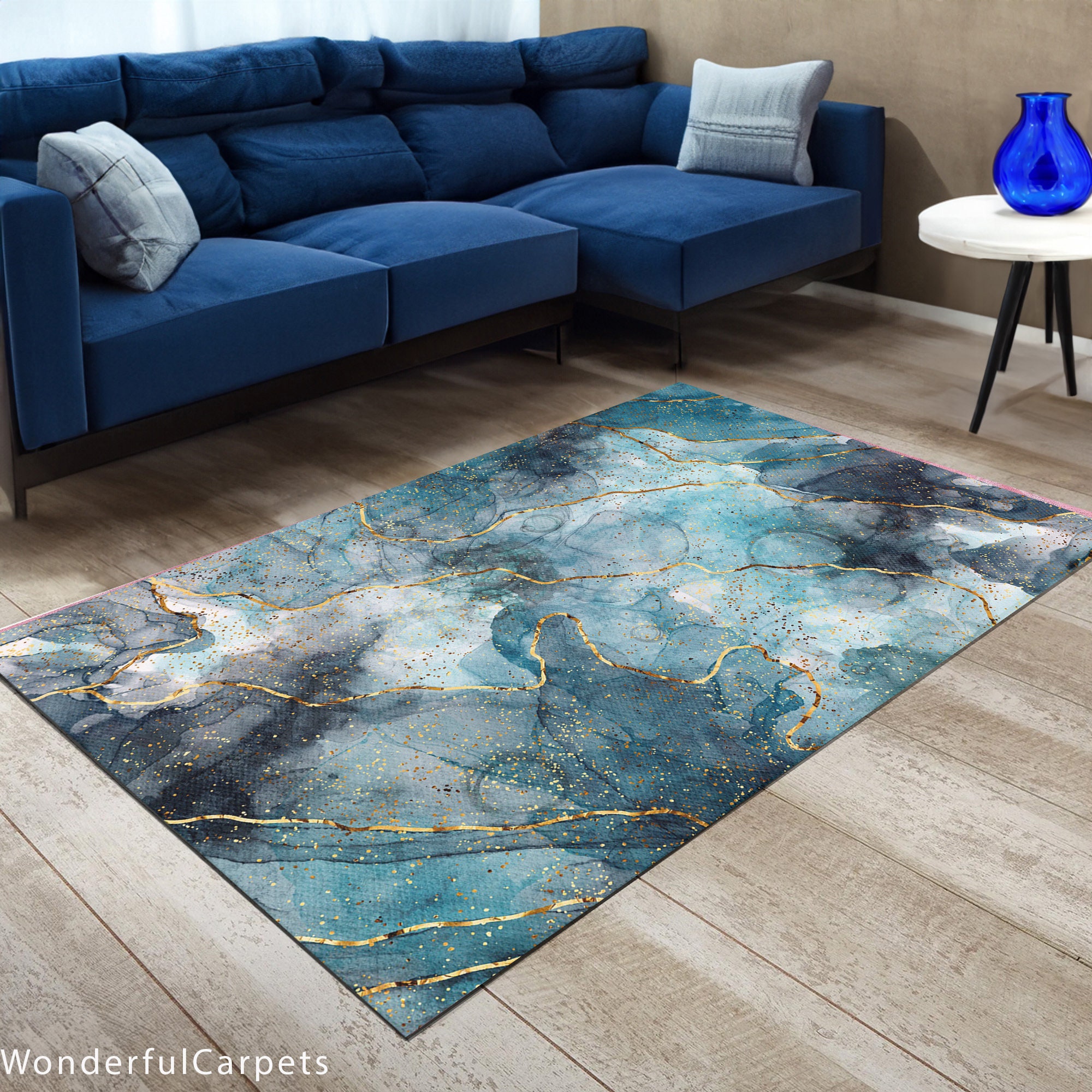 Pinbeam Area Rug Abstract Old Natural Brown Barn Wood Wall Wooden Home  Decor Floor Rug 3' x 5' Carpet