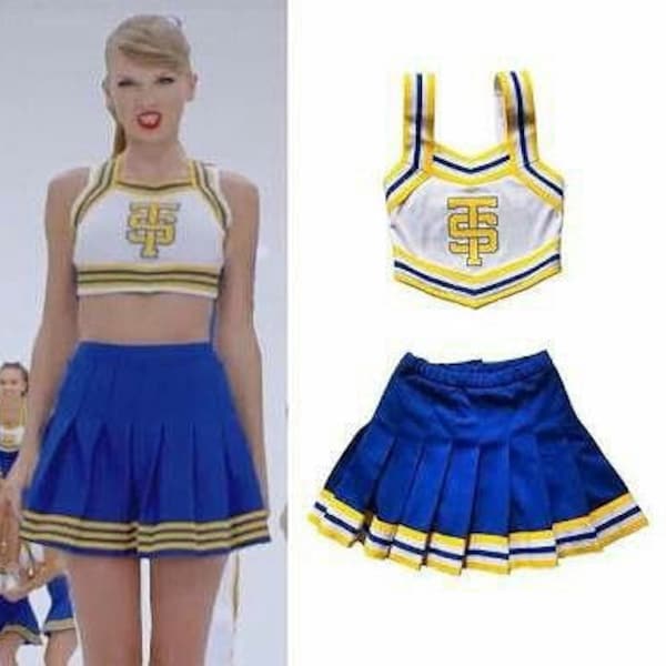 Taylor Swift shake it off cosplay cheerleader crop