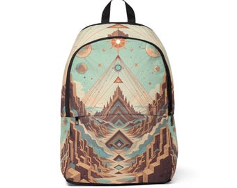 Zaino Mountain Design: borsa da viaggio Boho per la scuola