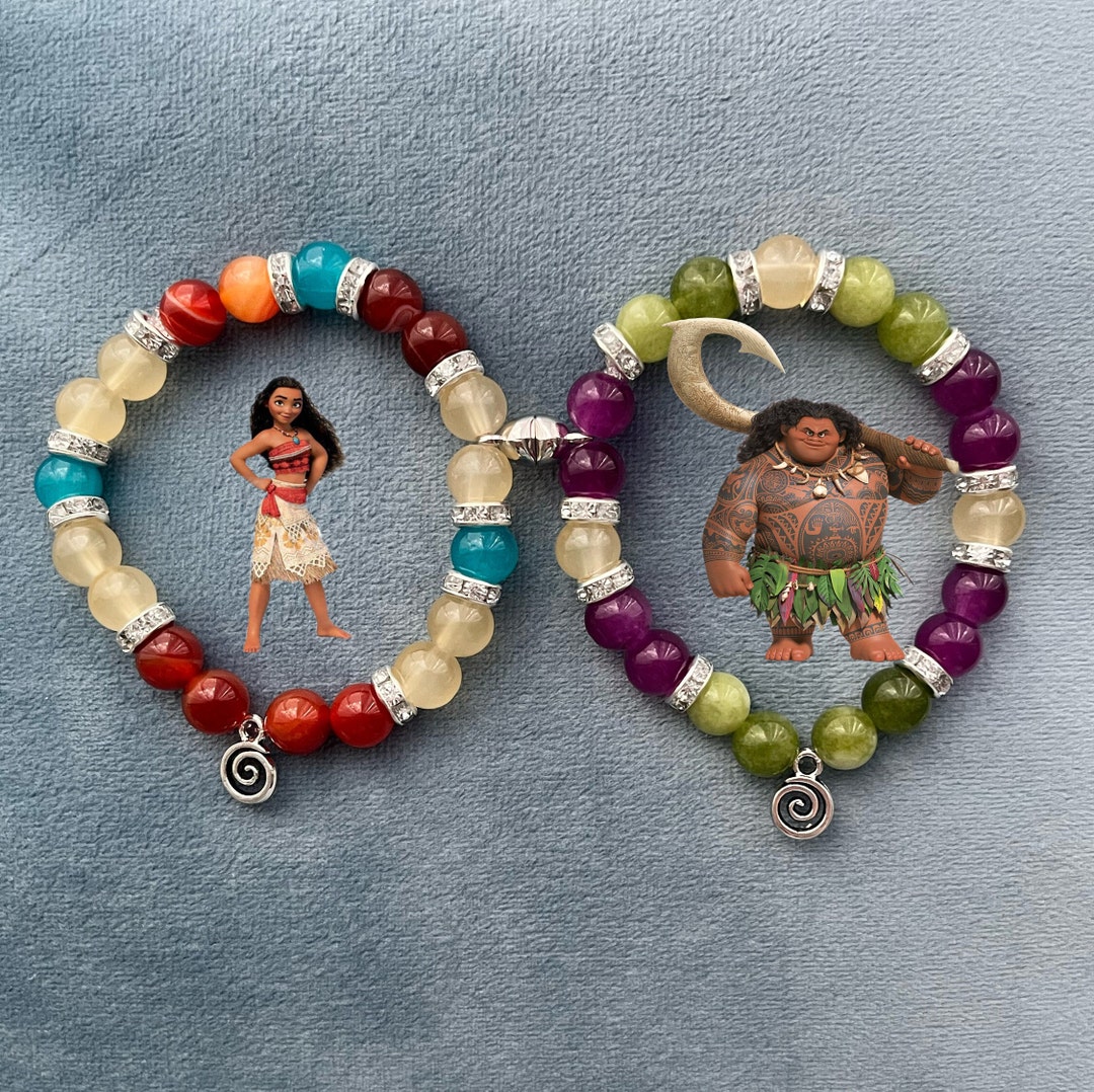 Connecting Moana and Maui Bracelets set of 2 - Etsy UK