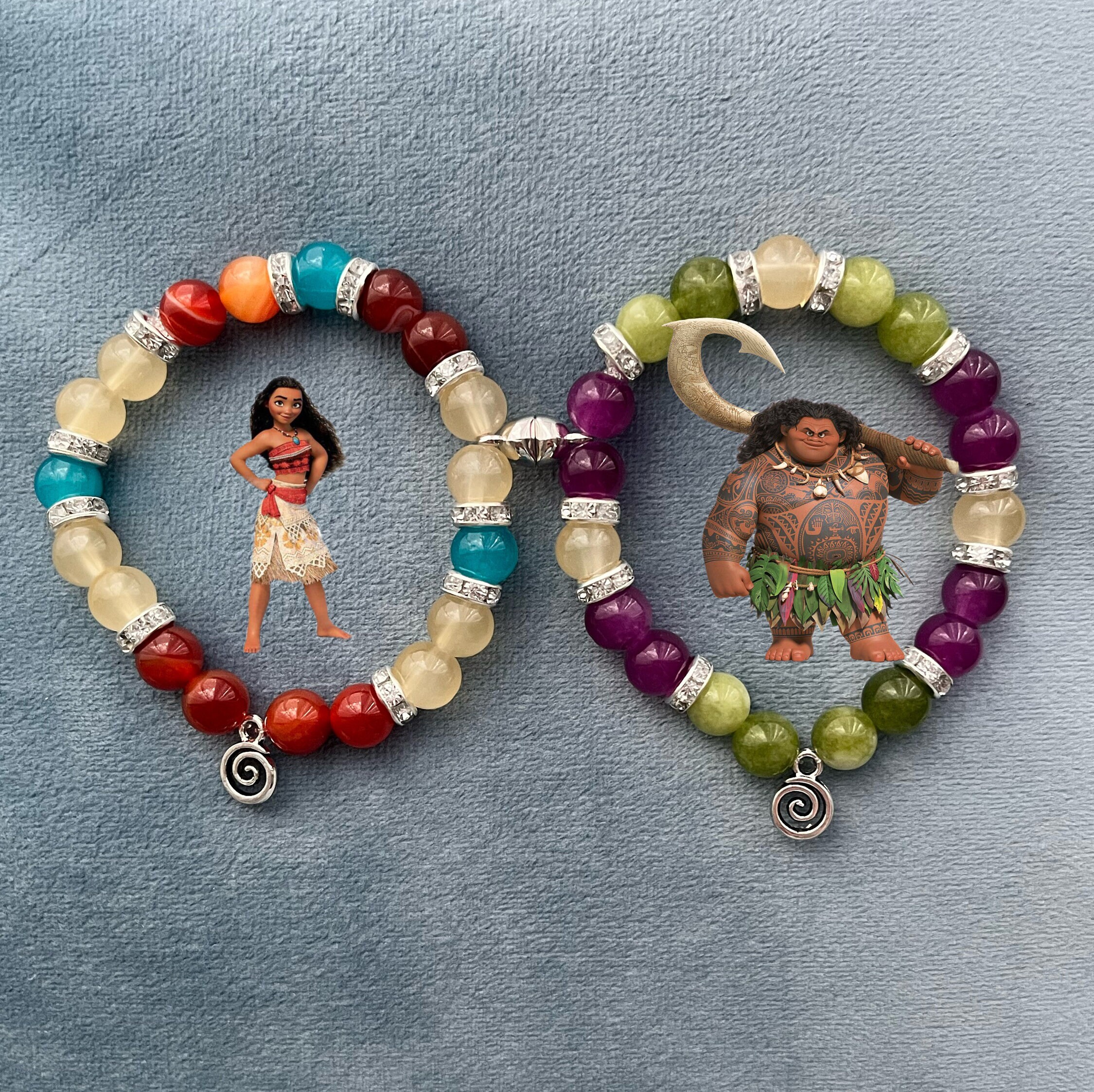 Connecting Moana and Maui Bracelets set of 2 Etsy UK