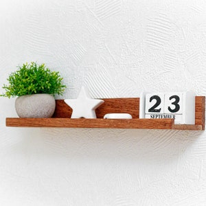 Wooden Shelf, Oak, Solid Wood, Wall Shelf, Picture Rail, FREE SHIPPNG
