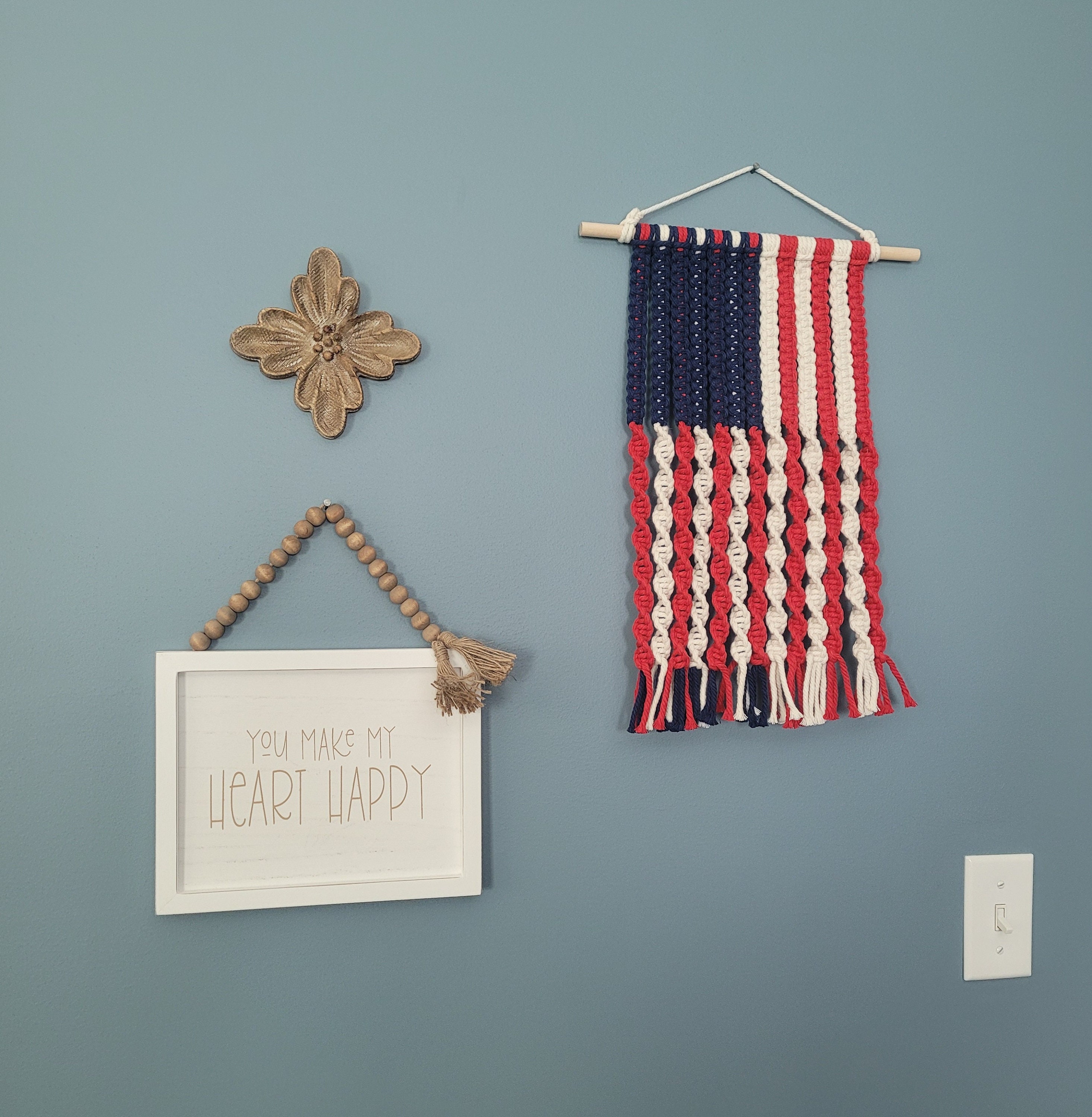 American Mountie Pride Wall Hanging by Maple Country Crafts