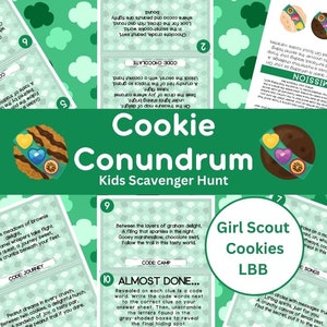 Girl Scout Cookie Scavenger Hunt: LBB Edition (Digital Download)
