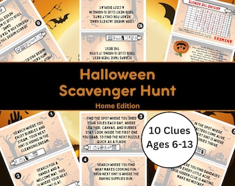 Halloween Scavenger Hunt for Kids - Ages 6-13