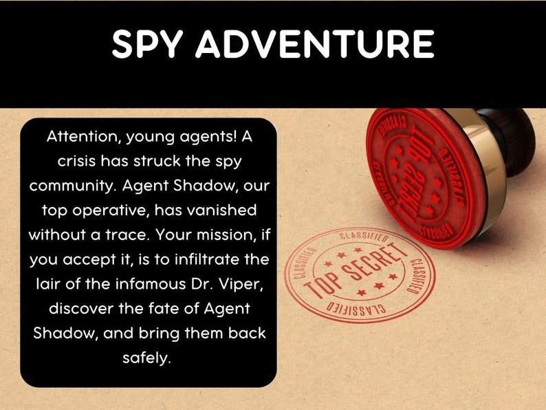 May include: A red rubber stamp with the words "CLASSIFIED TOP SECRET CLASSIFIED" printed on it. The stamp is on a brown surface.