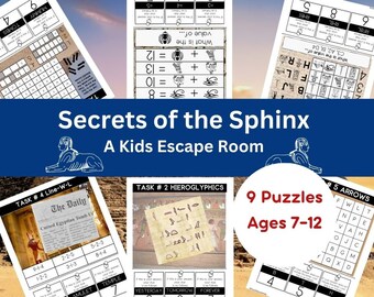 Kids Escape Room - Geheimnisse der Sphinx - 7-12 Jahre
