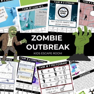 Escape Room for Kids - Zombie Outbreak - Ages 7-12