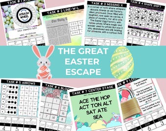 Oster Escape Room Printable - Kinder Puzzle-Spiel (Alter 7-12)