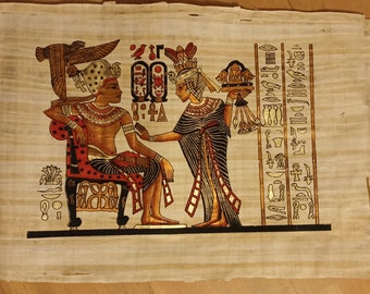 Authentic Egyptian Hand Painted Papyrus