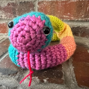Snuggly Snake Handmade Plush