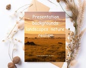 Landscape Google Slides Template - Nature Presentation Backgrounds, Stunning Earth Views, Commercial Use, Editable Aesthetic Slides