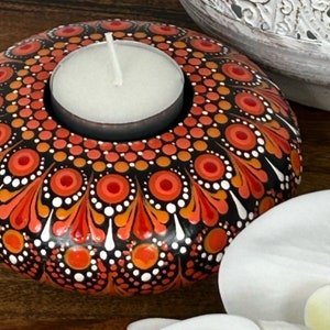 Tealight Holder, Tealight Candle Holder, Candle Holder, Mandala Candle Holder