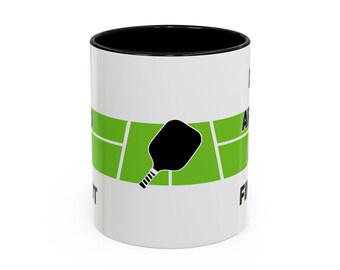 Dink Around and Find Out | Accent Coffee Mug | 11oz | Pickleball Gift | Pickleball Mug | Pickleball Comedy |