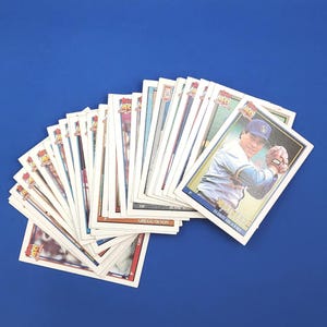 1991 Topps 40 Baseball Cards - Etsy