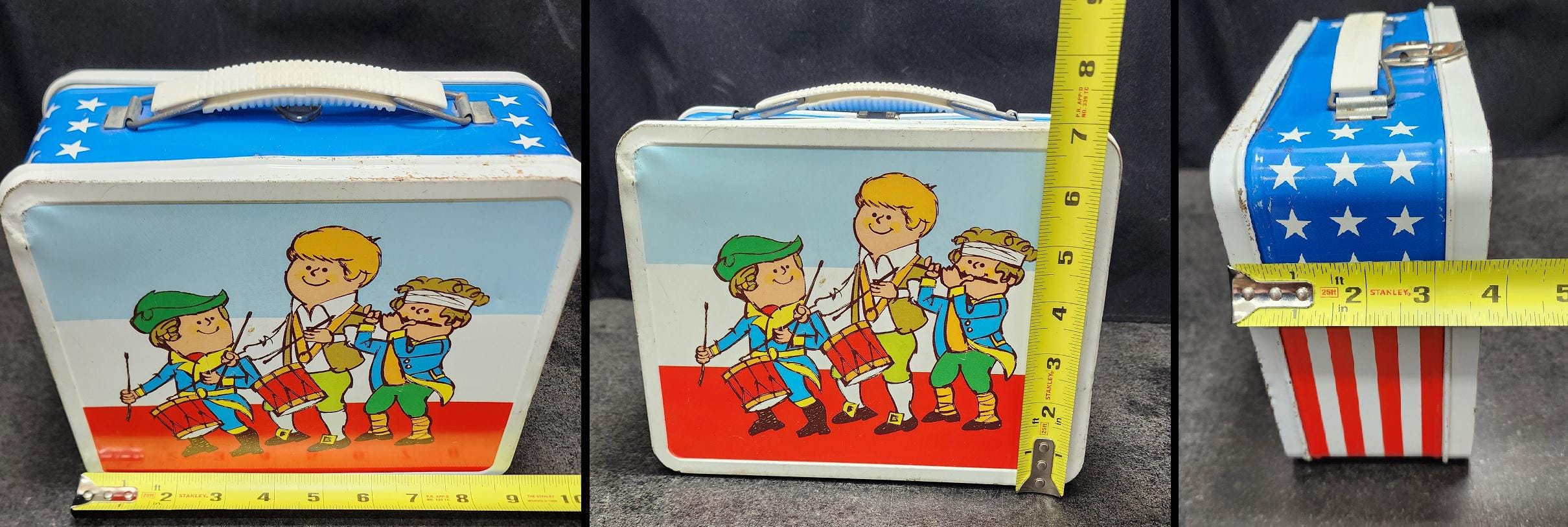 1974 Spirit of 76 Lunchbox - Ohio Art - Drummer and Fife Design