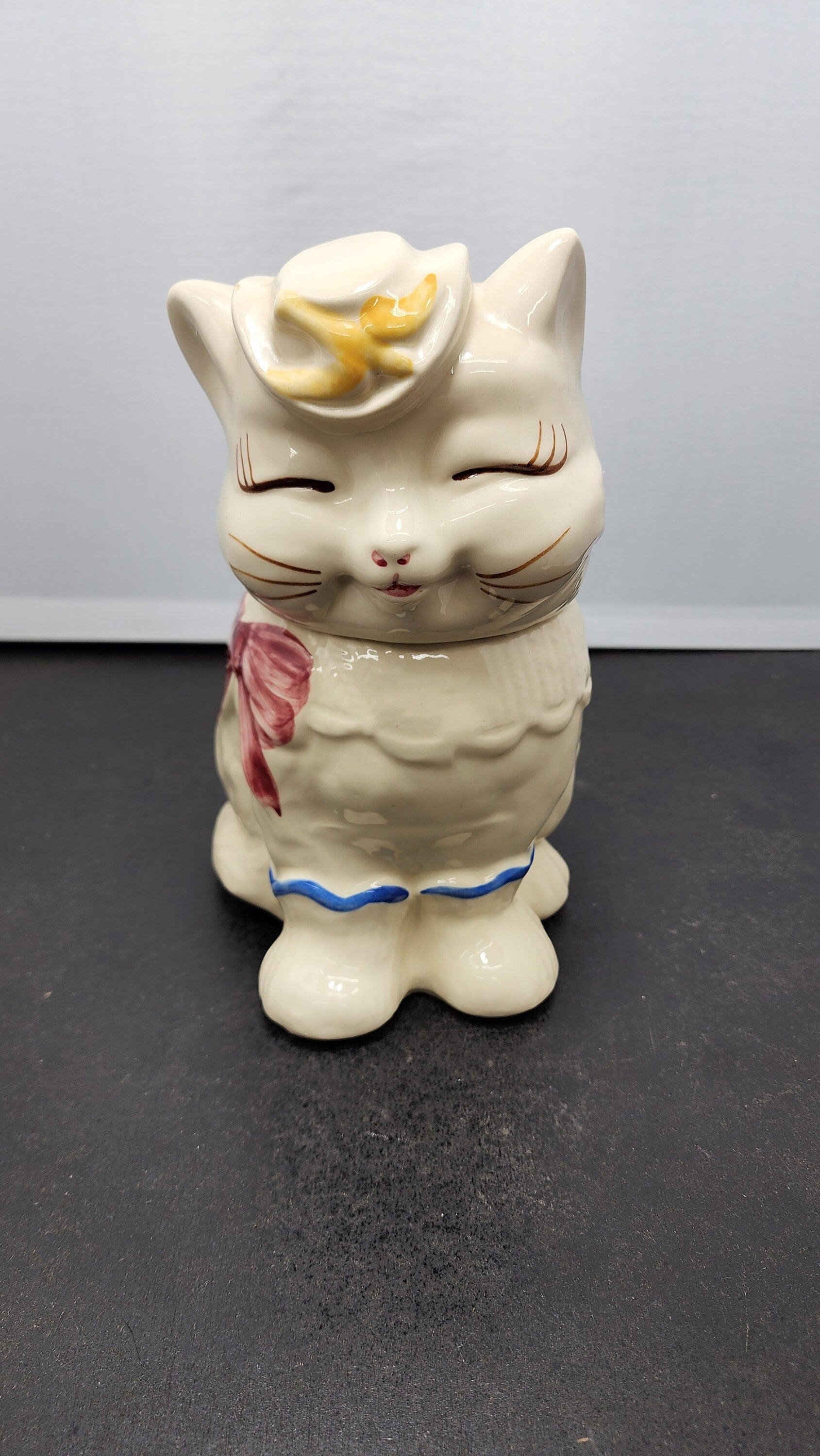 Shawnee Pottery Puss N Boots Vintage Ceramic Cookie Jar - Made in