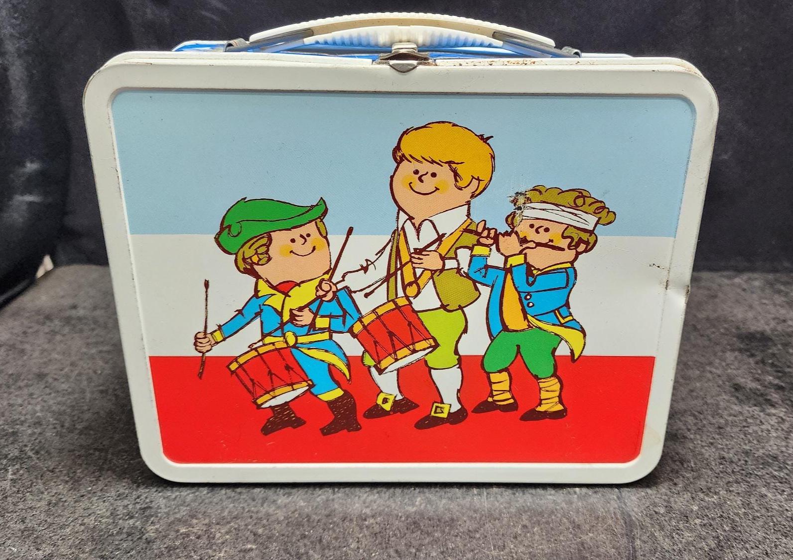 1974 Spirit of 76 Lunchbox - Ohio Art - Drummer and Fife Design