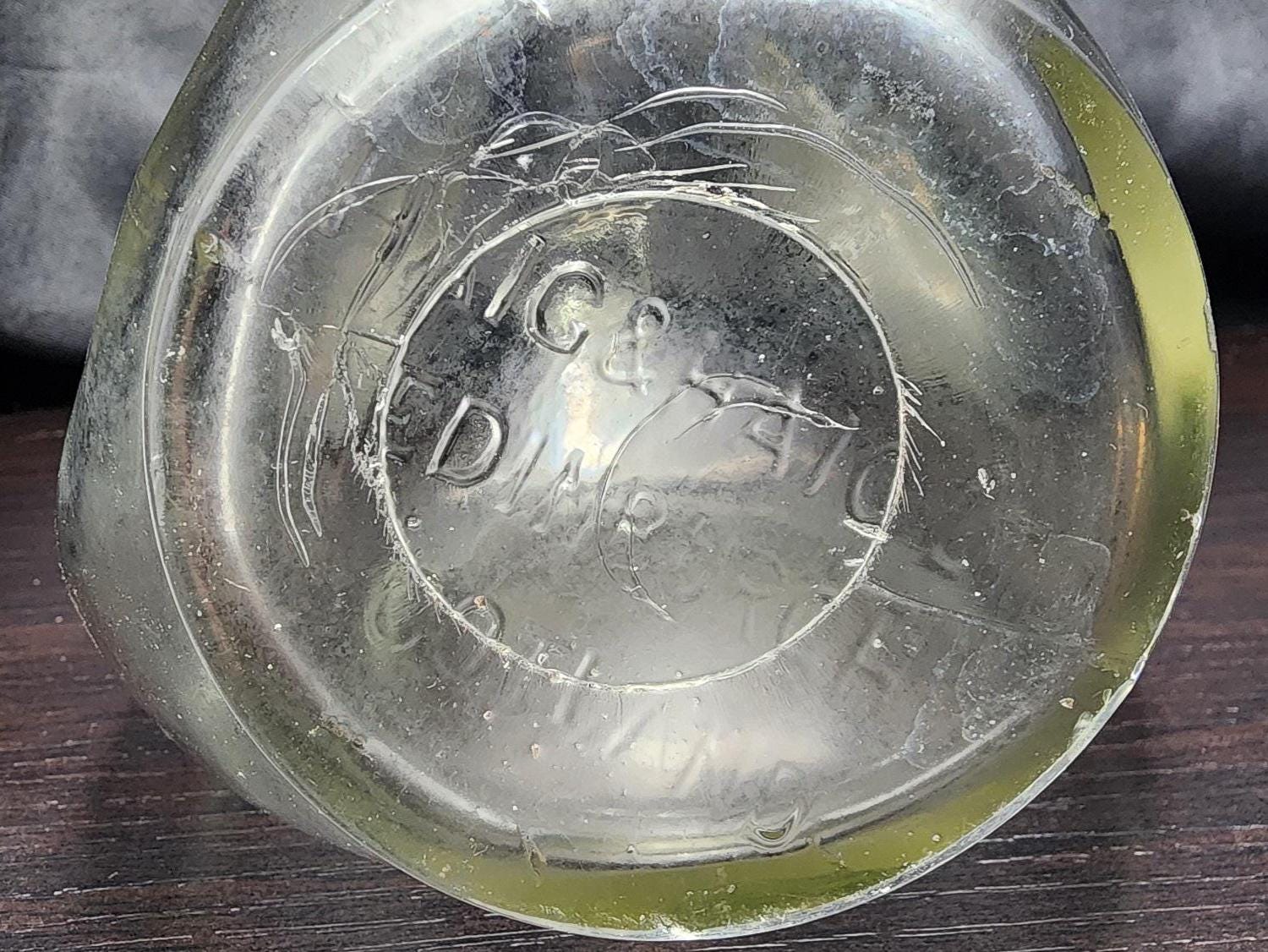 Vintage Haig & Haig Pinch Scotch Whisky Bottle - 1935-1964 Empty