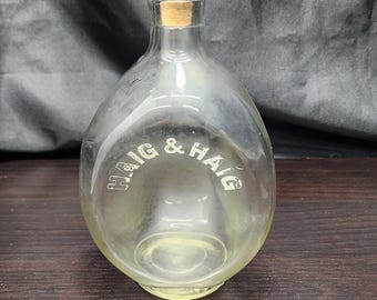 Vintage Haig & Haig Pinch Scotch Whisky Bottle - 1935-1964 Empty