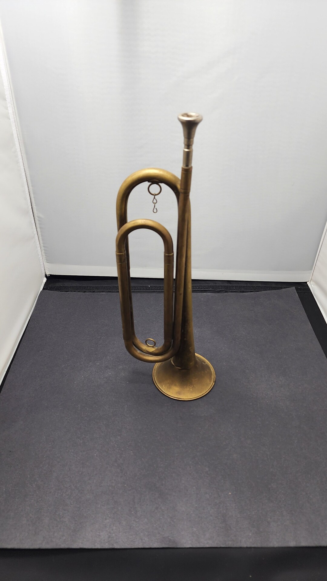 Vintage 1950's Rexcraft Regulation Bugle, Brass, USA, Mouthpiece