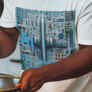 Aluminum Industrial Design - AI Generated T-Shirt - Lightweight Alloy Inspiration