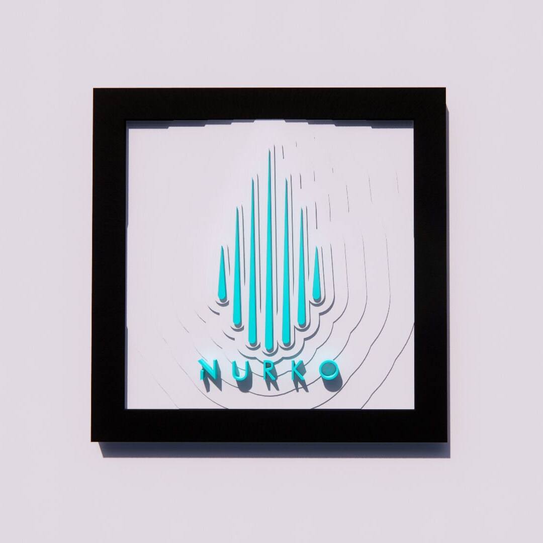NURKO 3D Framed Artwork Custom Edm Dj Wall Art 9x9 Eco-designed ...
