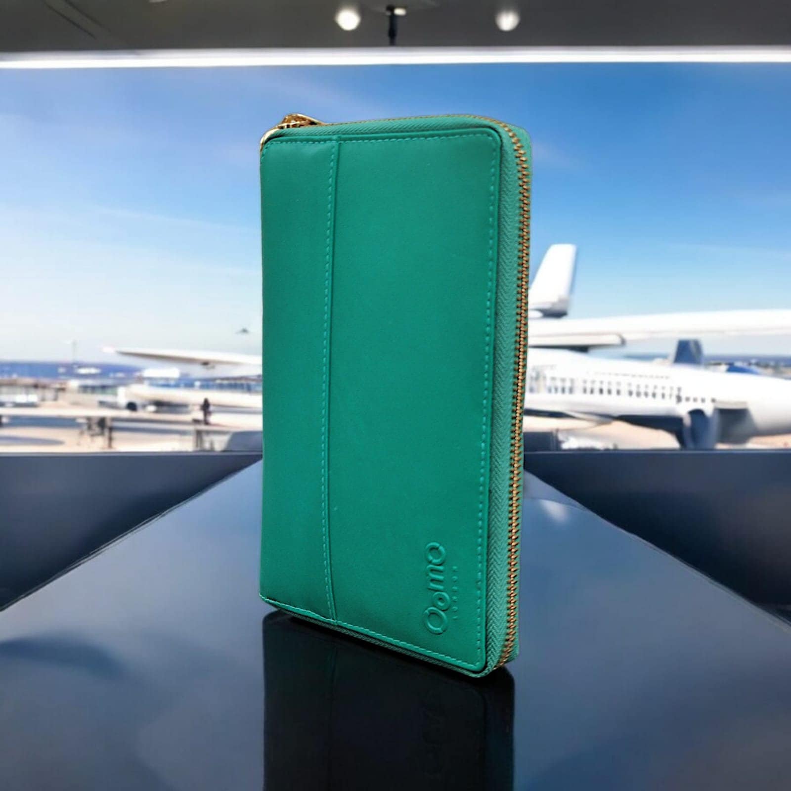 Travel Time Leather Card Wallet