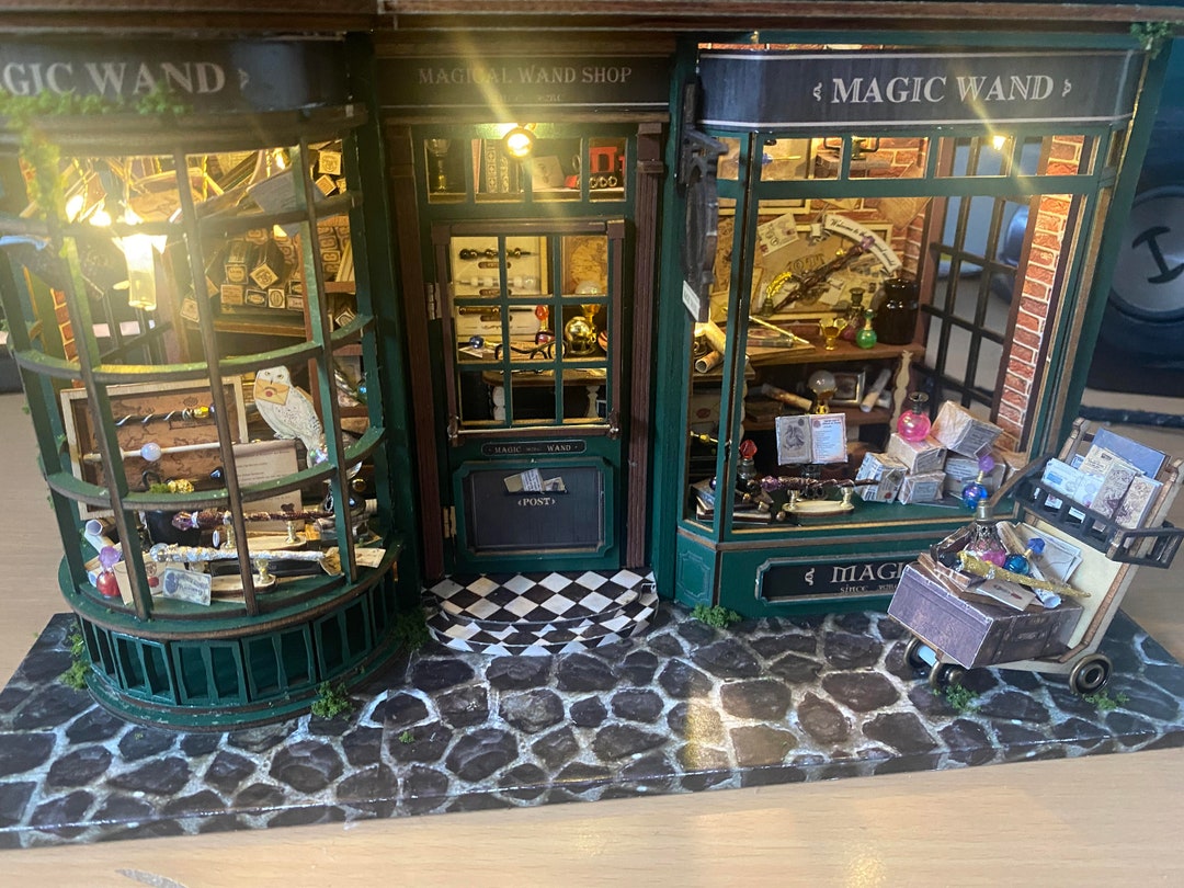 Harry Potter Magic Wand Shop Doll House - Etsy