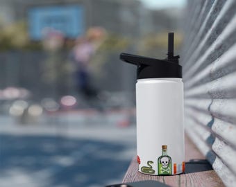 The Poison Lab Borraccia in acciaio inossidabile, coperchio standard