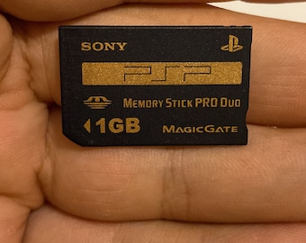 vintage Véritable Sony PSP 1 Go Memory Stick Pro Duo MagicGate - Fabriqué au Japon ( livraison gratuite )