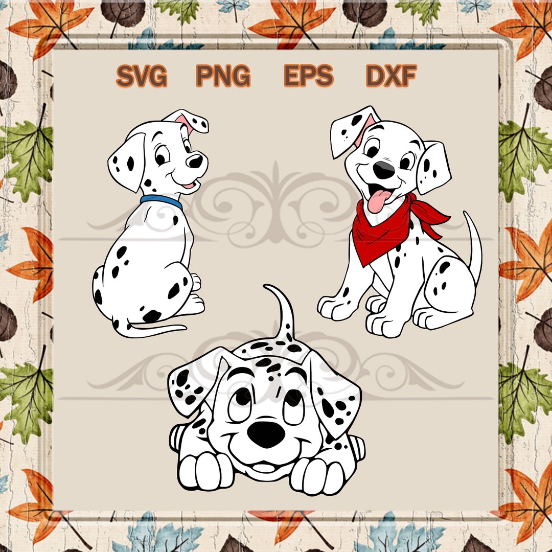 Dalmatian Font SVG 101 Dalmatians Font SVG Dalmatian Etsy