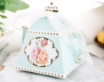 25 Pack |  Tea Party Favor Boxes