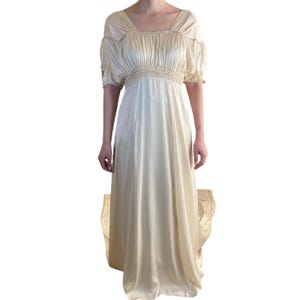 Empire Waist Wedding Dress Short Sleeve - Etsy