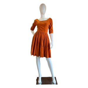 burnt orange swing dress Swing Dress - Burnt Orange