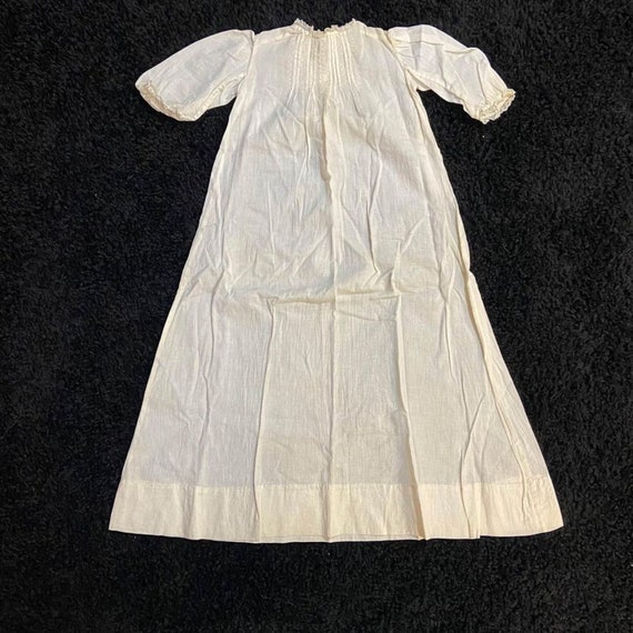 Antique 1890’s Cotton Baby Dress - image 1