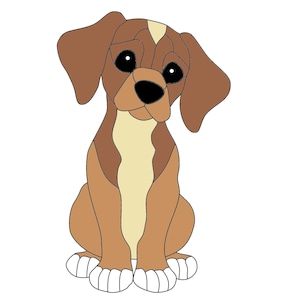 Patrón de atrapasol de vidrio con forma de cachorro de pointer alemán de pelo corto