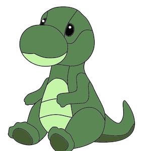 T-Rex Suncatcher Pattern