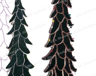 Two Pine Trees-Stained Glass Patterns
