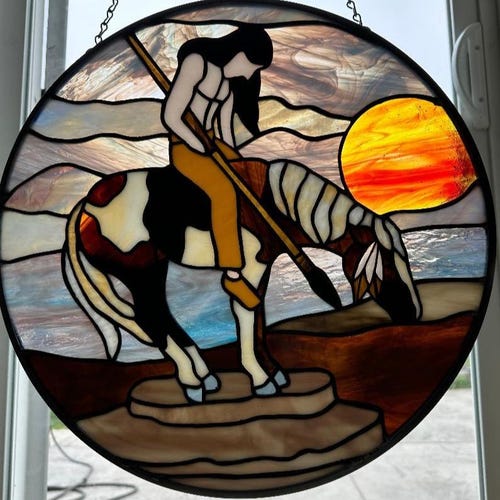 天使のステンドグラスサンキャッチャーパターン - Etsy 日本