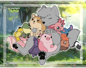 PLUSHY LOVER YCH (cheap!) (Read description!)