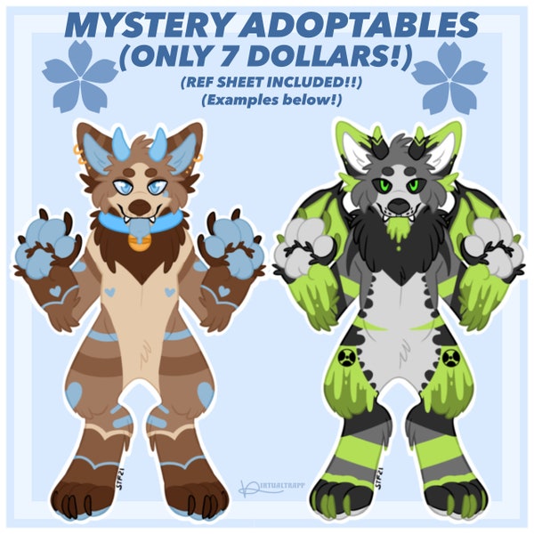 CHEAP MYSTERY ADOPTABLES!! (Read Description!) (Full Ref Sheet Included!)