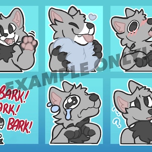 STICKER PACK YCH! (Feline And Canine Accepted!) (6 Stickers Included!) (Cheap!)