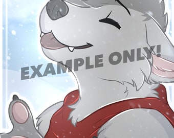 SNOWFLAKE LOVER YCH! (Cheap!) (Read description!)