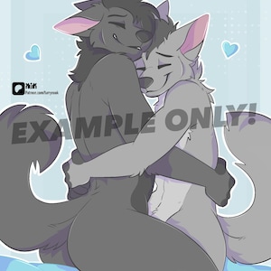 LAP CUDDLES YCH! (Both Feline And Canine Accepted!) (Cheap!) (Perfect For Couples Or Friends!)