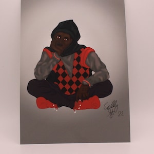 Goth Jester 5x7 Art print